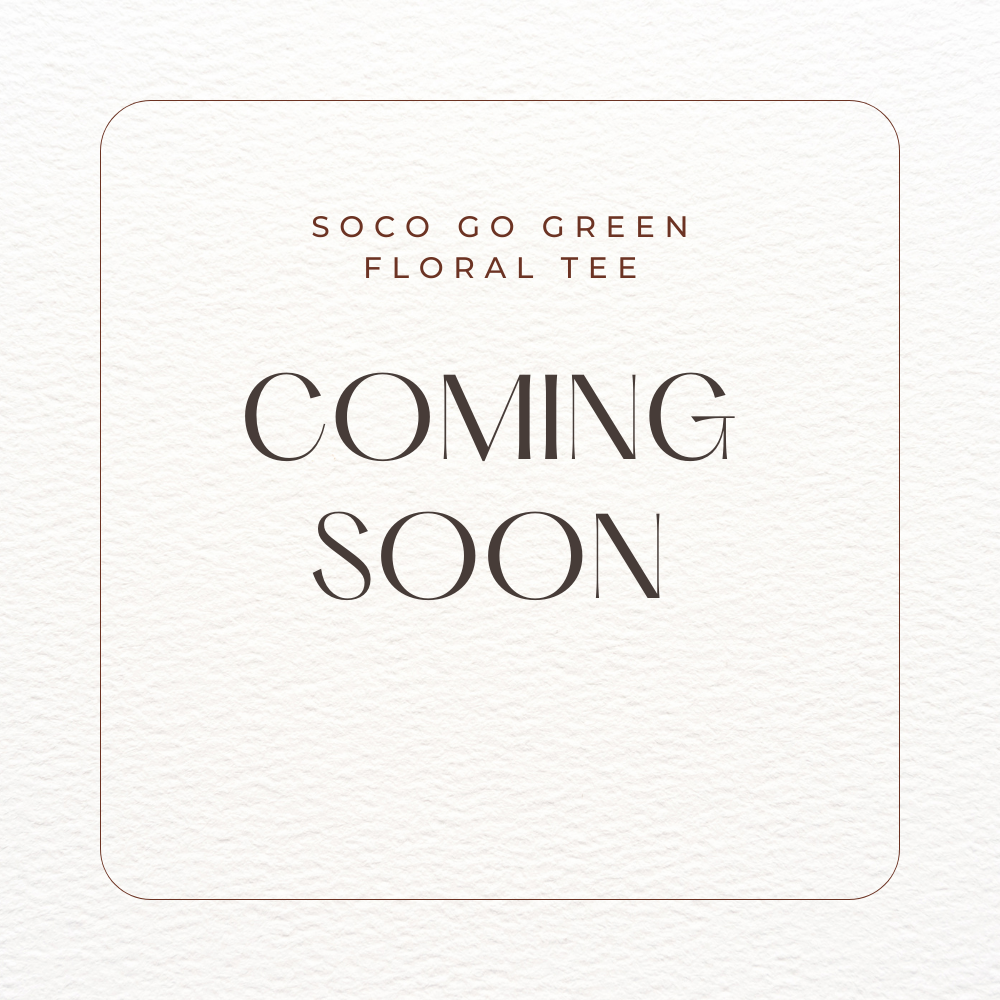 Soco Go Green Floral Tee