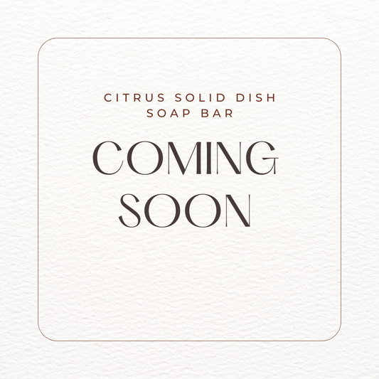 Citrus Solid Dish Soap Bar