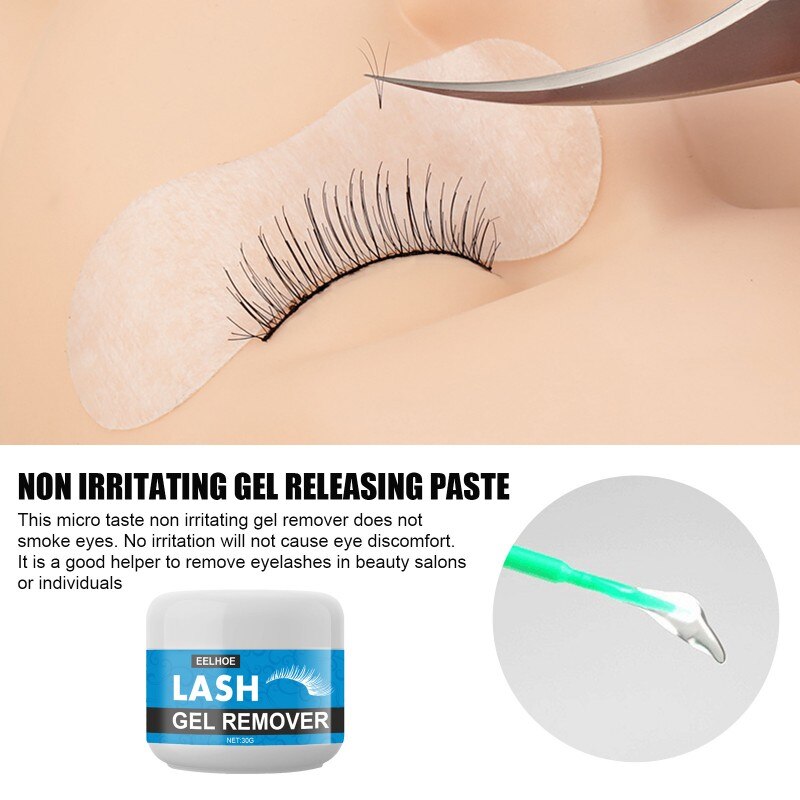 10/20/30/50g Extension Eyelash Glue Remover Professional Quickly Non-irritating Non-spicy Semi Permanent Lash Remover Cream