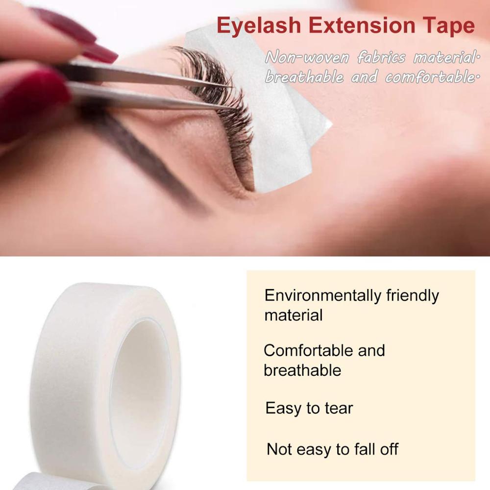 Konmison Eyelash Extension kit 19PCS Professional Eyelashes Kit with Mannequin Training Head False Eyelash Extension Glue Tool