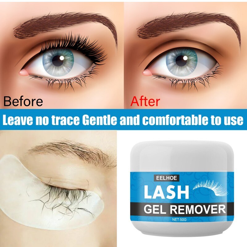 10/20/30/50g Extension Eyelash Glue Remover Professional Quickly Non-irritating Non-spicy Semi Permanent Lash Remover Cream